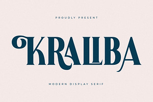 Kraliba Modern Display Serif