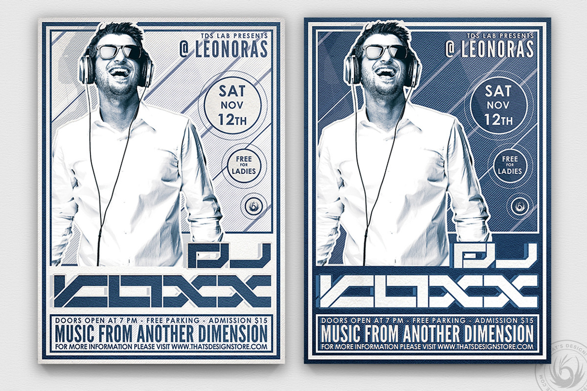 DJ Guest Flyer Template V4, a Flyer Template by ThatsDesignArt (Photo 1 of 8)