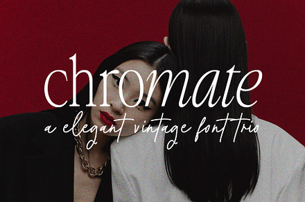 Chromate / Modern Serif Font Duo, a Serif Font by supfonts