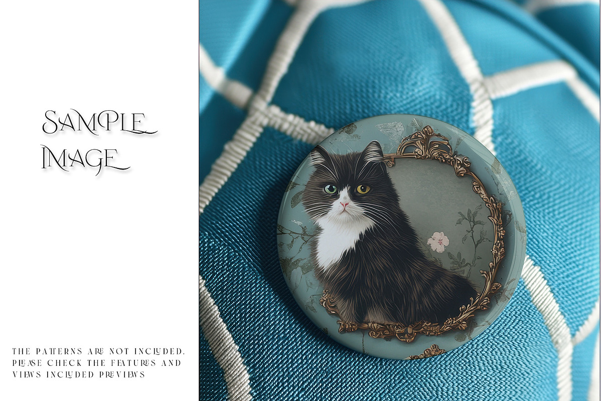 Pin Badge Collction PNG & PSD Mockup, a Product Mockup by mock-ups (Photo 9 of 22)