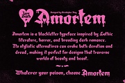 Amortem - Gothic Blackletter Font, a Blackletter Font by Wingsart Studio (Thumbnail 2 of 15)
