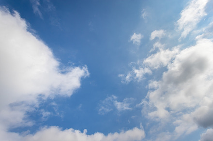 Blue sky background