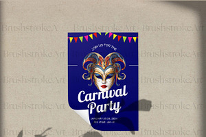 Mask Clipart, Carnival Mask,