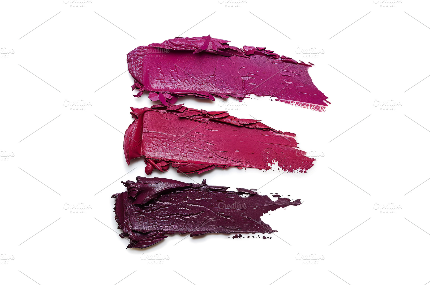 Vibrant lipstick swatches on white, a Beauty & Fashion Photo by Lermont51
