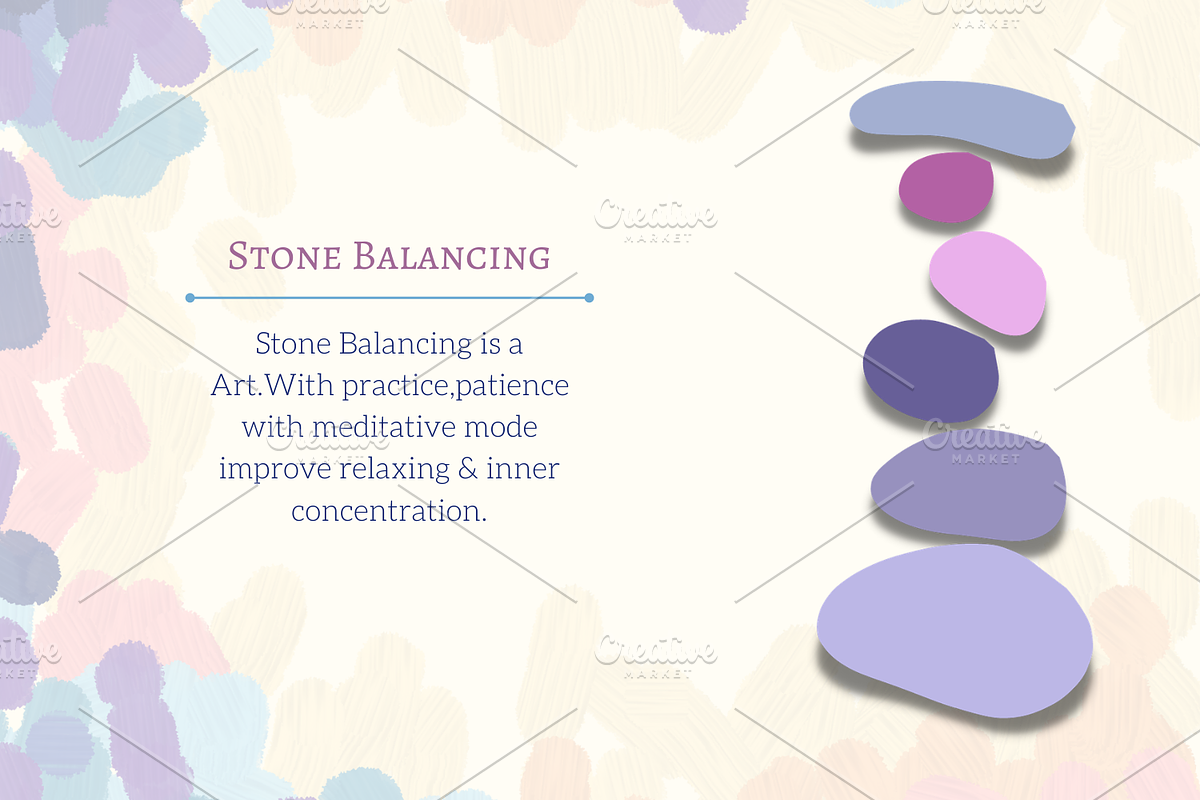 Zen | Balanced Stone, a Texture Illustration by ArtstudioByKhushbu (Photo 2 of 5)