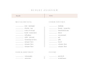 4 Page Budget Planner Template, a Marketing Template by roselindoco (Thumbnail 3 of 3)