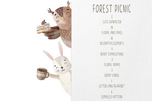 Woodland Animals Picnic Collection