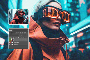 Futuristic Color Photo Effect