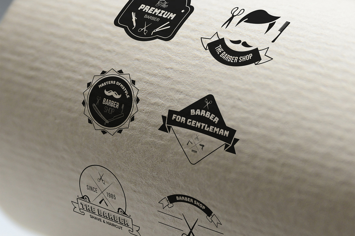 Barber Shop Badge Design, a Branding & Logo Template by ContestDesign (Photo 3 of 4)