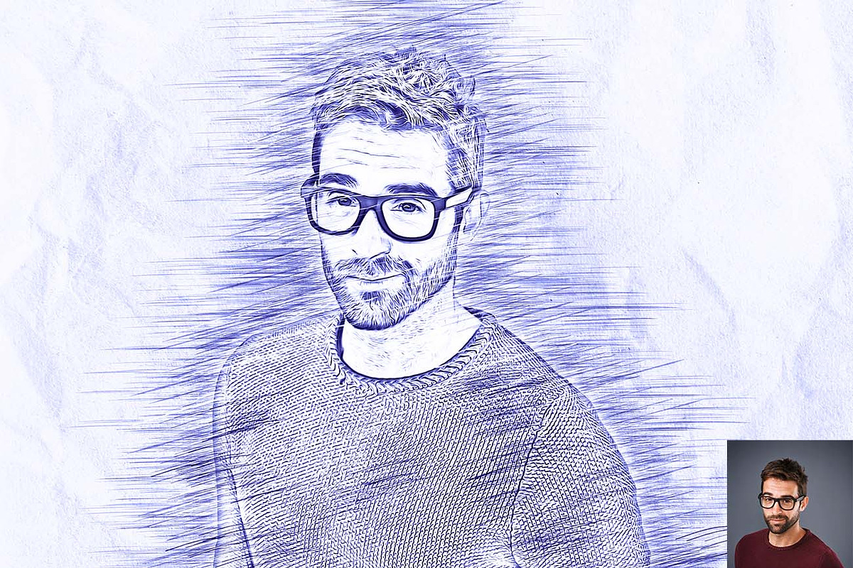 Realistic Pencil & Oil FX Photoshop, an Action Add-On by Studio Retouch (Photo 2 of 15)