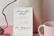 Save The Date Calendar Template, an Invitation Template by Story Native (Thumbnail 5 of 6)