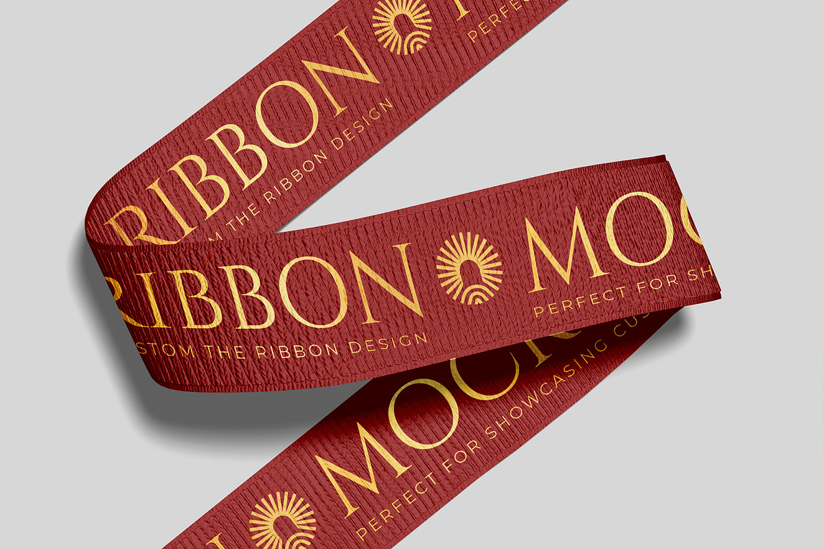 Ribbon Mockup, a Merchandise Mockup by Unerispace (Photo 5 of 5)