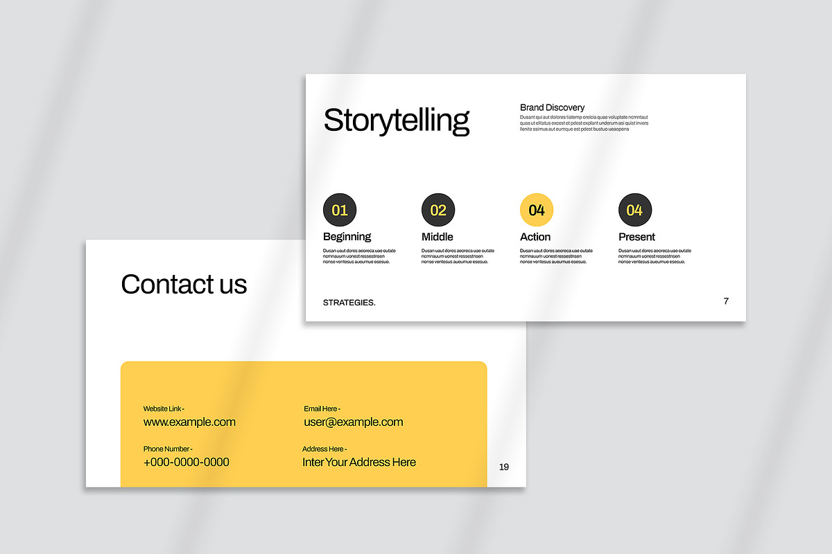 Brand Strategy Presentation Template, a Presentation Template by Oriofix (Photo 3 of 11)