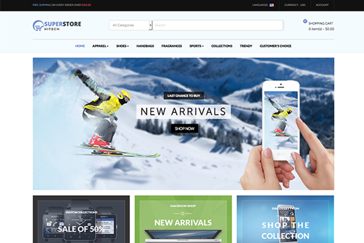 Leo Digital Shop Prestashop Theme, a Templates & Theme by LeoTheme (Photo 2 of 4)