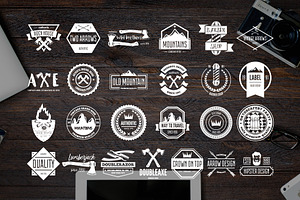 Set Of Vintage Logo And Badges Vol.1