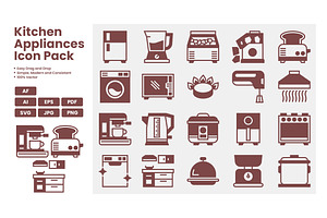 Kitchen Appliance Icons