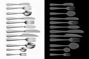 Generic Cutlery 12 Pieces COLLECTION, an Object 3D Model by VK Studio (Thumbnail 2 of 17)