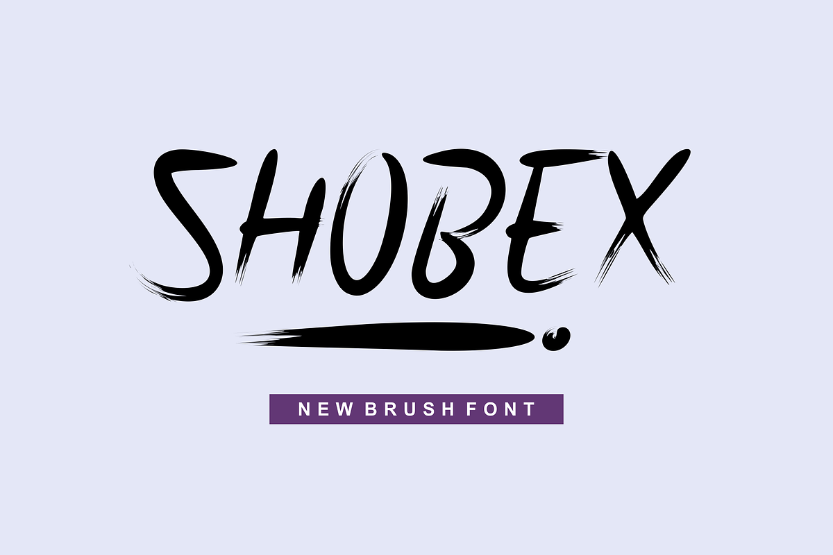 Shobex Font, a Handwritten Font by albert_kalingga (Photo 1 of 5)