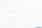 Coquette ribbons and bows frames, a Shape Add-On by Palette Pursuit (Thumbnail 5 of 5)