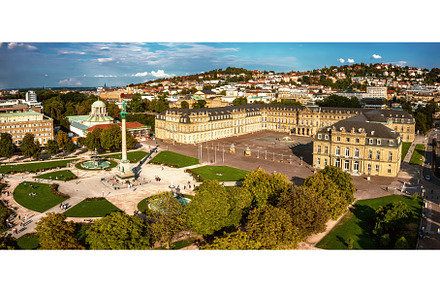 Schlossplatz in Stuttgart, Germany, an Architecture Photo by Nature and travel