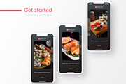 Sushi Restaurant App Mobile UI Kits, an UI Kit Template by Artmeesri (Thumbnail 3 of 8)