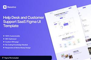 Resolvo - Technology Figma UI Kit