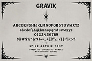 Gravik - Spike Gothic Font, a Blackletter Font by Pitchlook.Studio (Thumbnail 3 of 4)