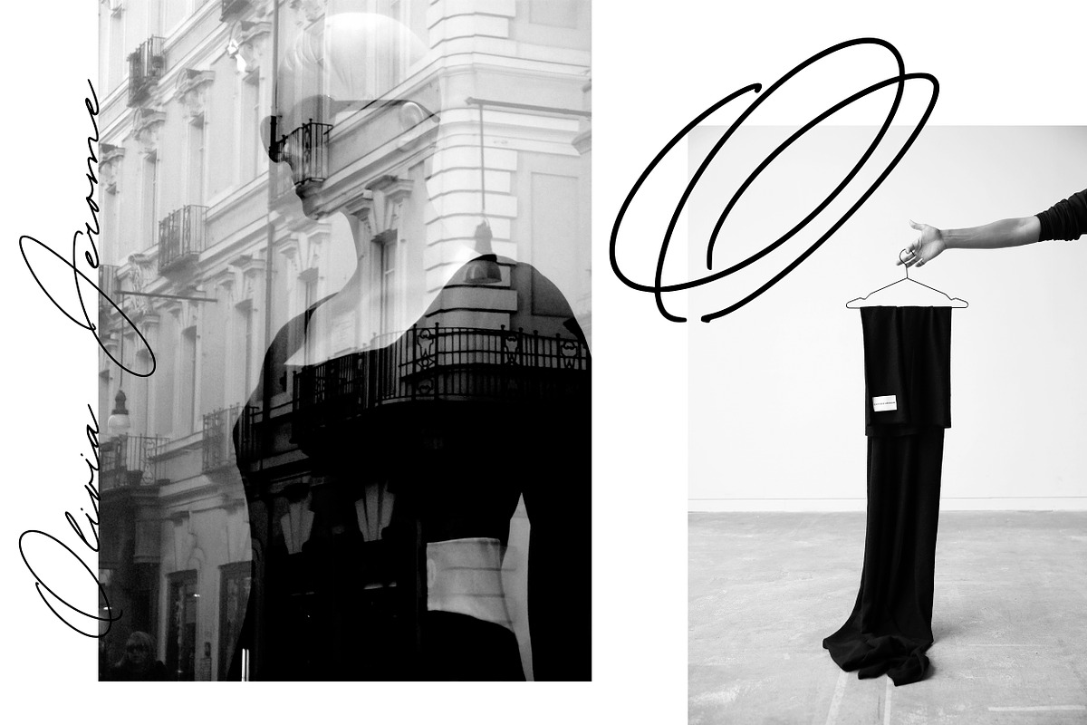 Melancholy handwritten font preview 5