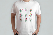 48 vector floral patterns, a Pattern Graphic by Alena Stoyko design (Thumbnail 15 of 19)