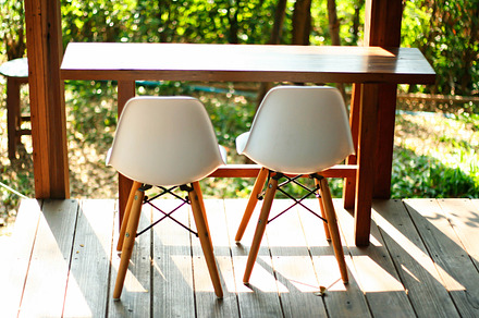 tables and chairs