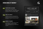 Real Estate Open House Flyers Canva, a Flyer Template by Meraki Templates (Thumbnail 7 of 8)