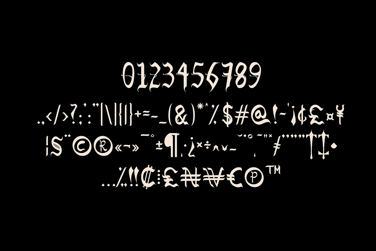 Bersavet, a Blackletter Font by Marvadesign (Photo 7 of 8)