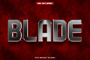 Blade 3D editable text effect, a Layer Style Add-On by Hello Muh (Thumbnail 1 of 2)
