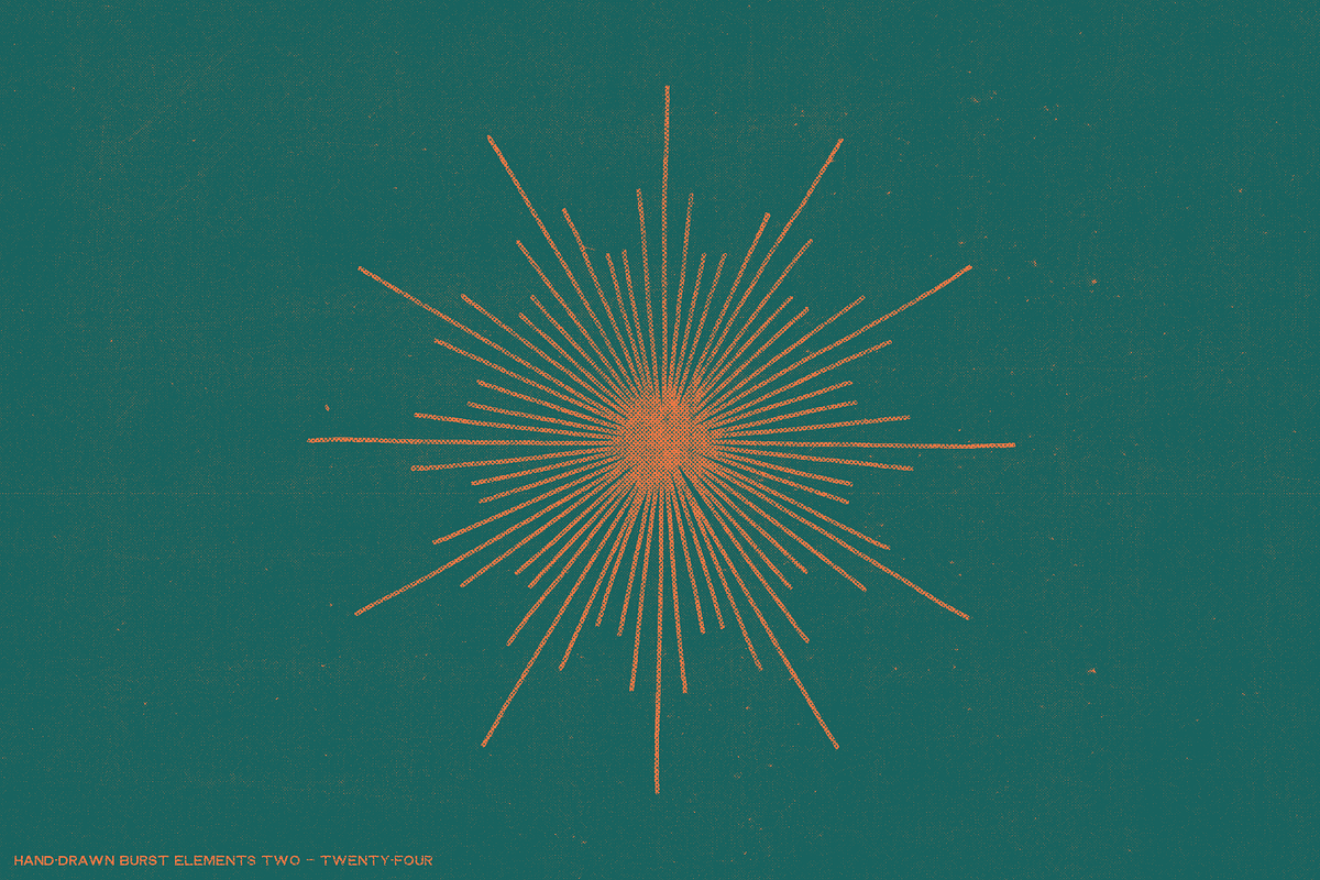 36 hand-drawn burst elements, an Object Graphic by The Shop (Photo 15 of 25)