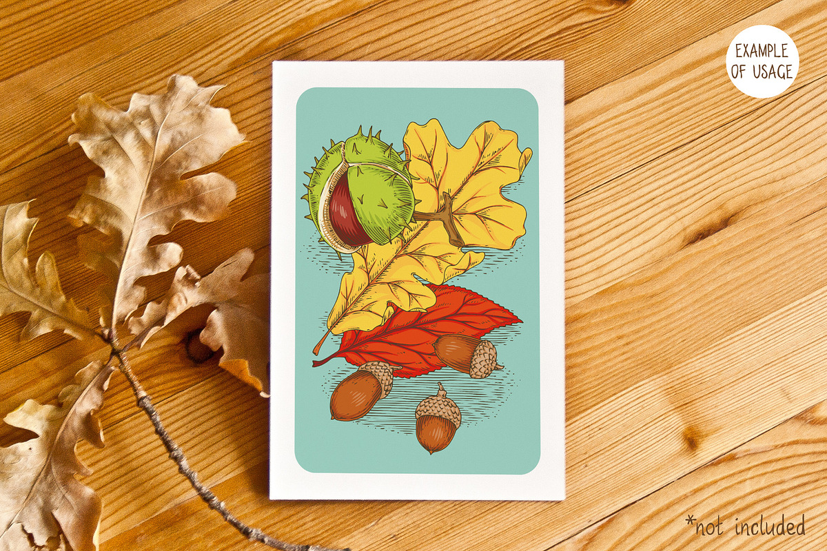 Autumn Forest Elements Collection, an Object Graphic by DeepFuze (Photo 5 of 5)