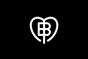 Modern BM Heart Monogram Logo, a Branding & Logo Template by Luxury Logos (Thumbnail 2 of 4)