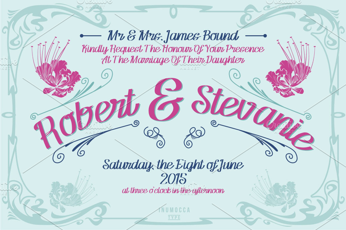 Flamboyan Lettering preview 4
