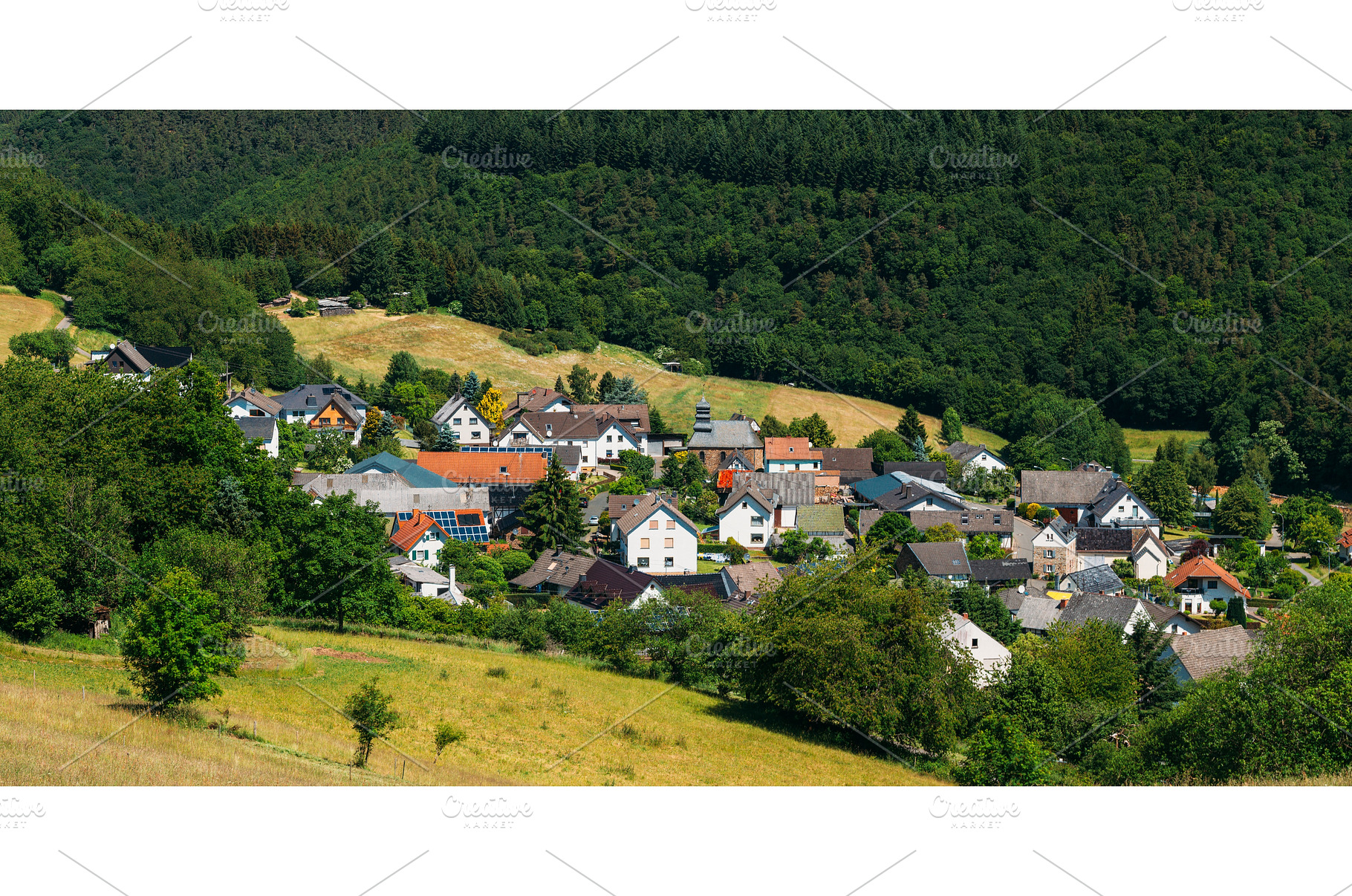 View Of Small Picturesque Village In, an Architecture Photo by Our Amazing World