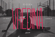SA Vredina | Thin Ultra Condensed, a Sans Serif Font by Artcoast Std. (Thumbnail 1 of 8)