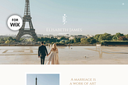 Wix Photography Website Template, a Wix Template by Primavera Studio Design (Thumbnail 1 of 8)