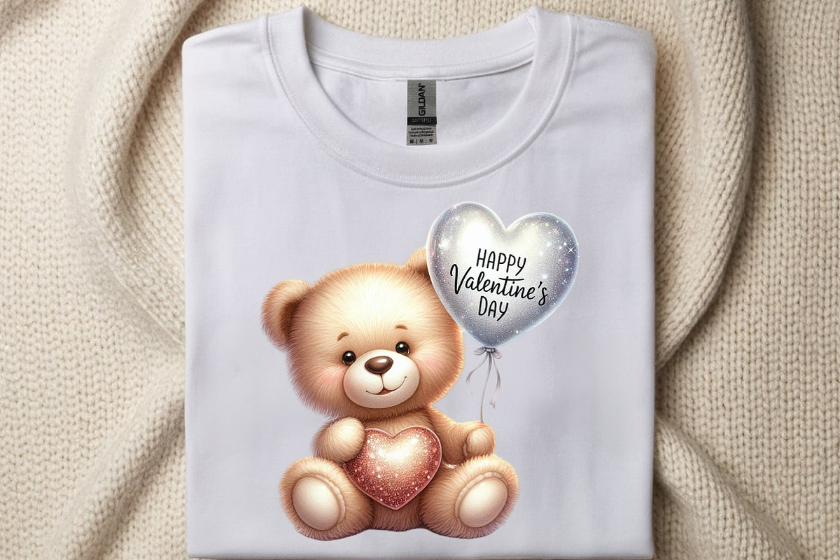 Valentines Day Teddy Bear Clipart, an Illustration by SinaCreation (Photo 10 of 11)