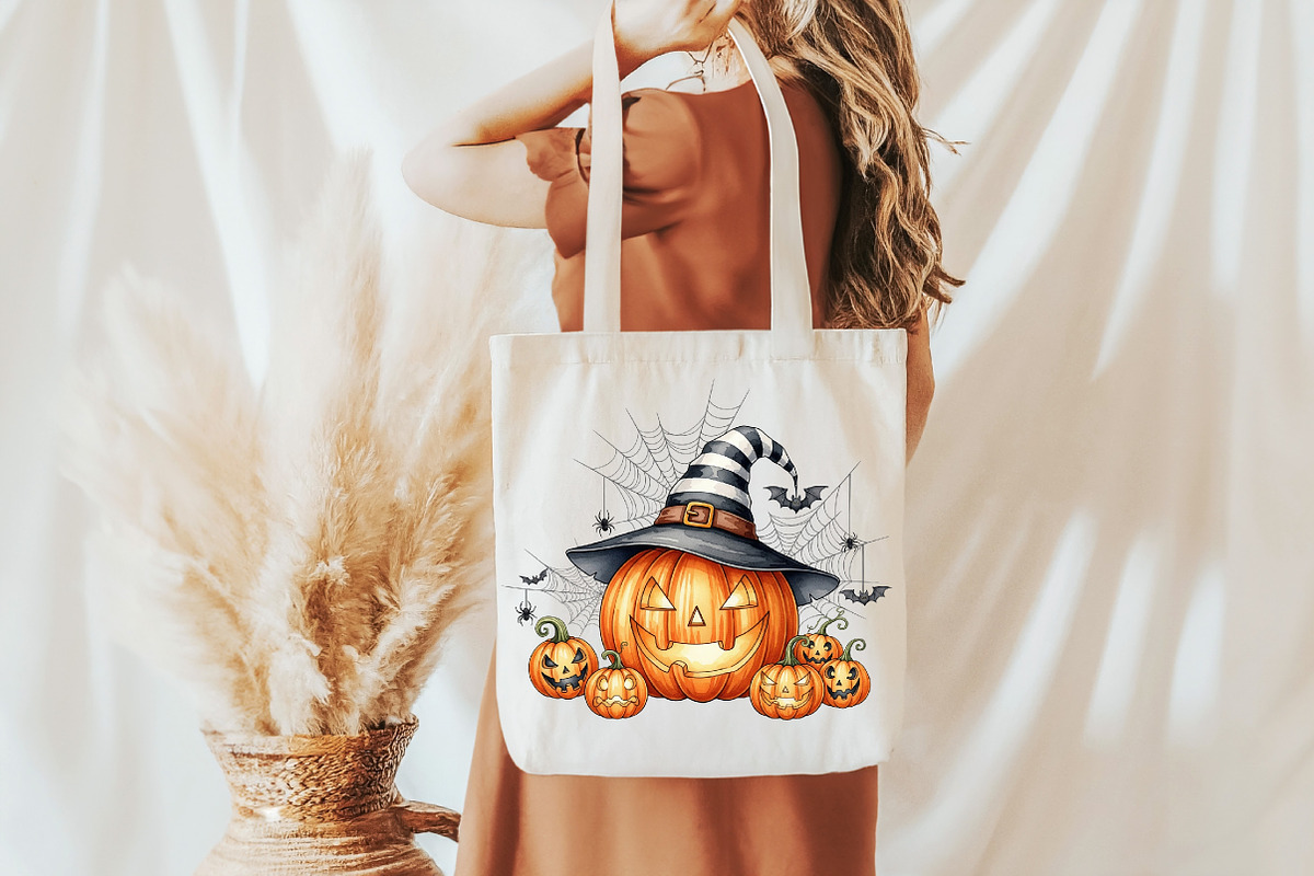 Halloween Fall Sublimation PNG, an Illustration by DreamCafeArt (Photo 2 of 7)