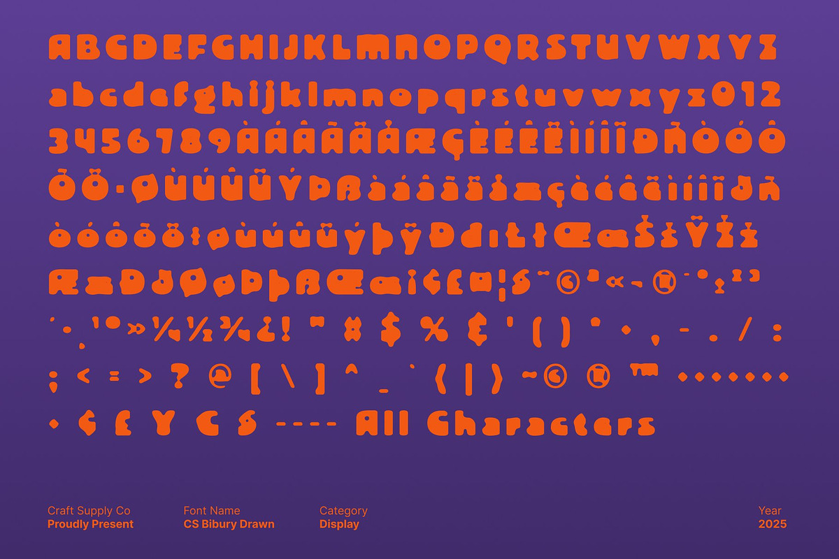 CS Bibury Drawn, a Sans Serif Font by Craft Supply Co. (Photo 8 of 8)