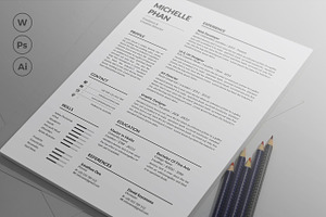 Resume/CV, a Resume Template by Creatune