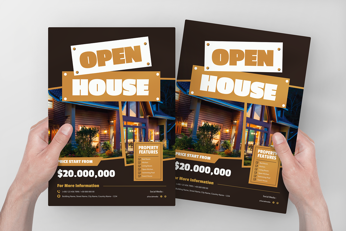 Open House Flyer, a Flyer Template by Annora Studio (Photo 3 of 6)