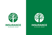 Green Tree Insurance Logo, a Branding & Logo Template by HueNestify (Thumbnail 2 of 3)