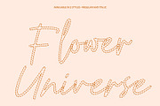 CS Mileya Dashed, a Script Font by Craft Supply Co. (Thumbnail 3 of 8)