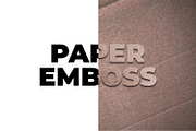 Paper Emboss Text Effect, a Layer Style Add-On by alexdndz (Thumbnail 2 of 2)