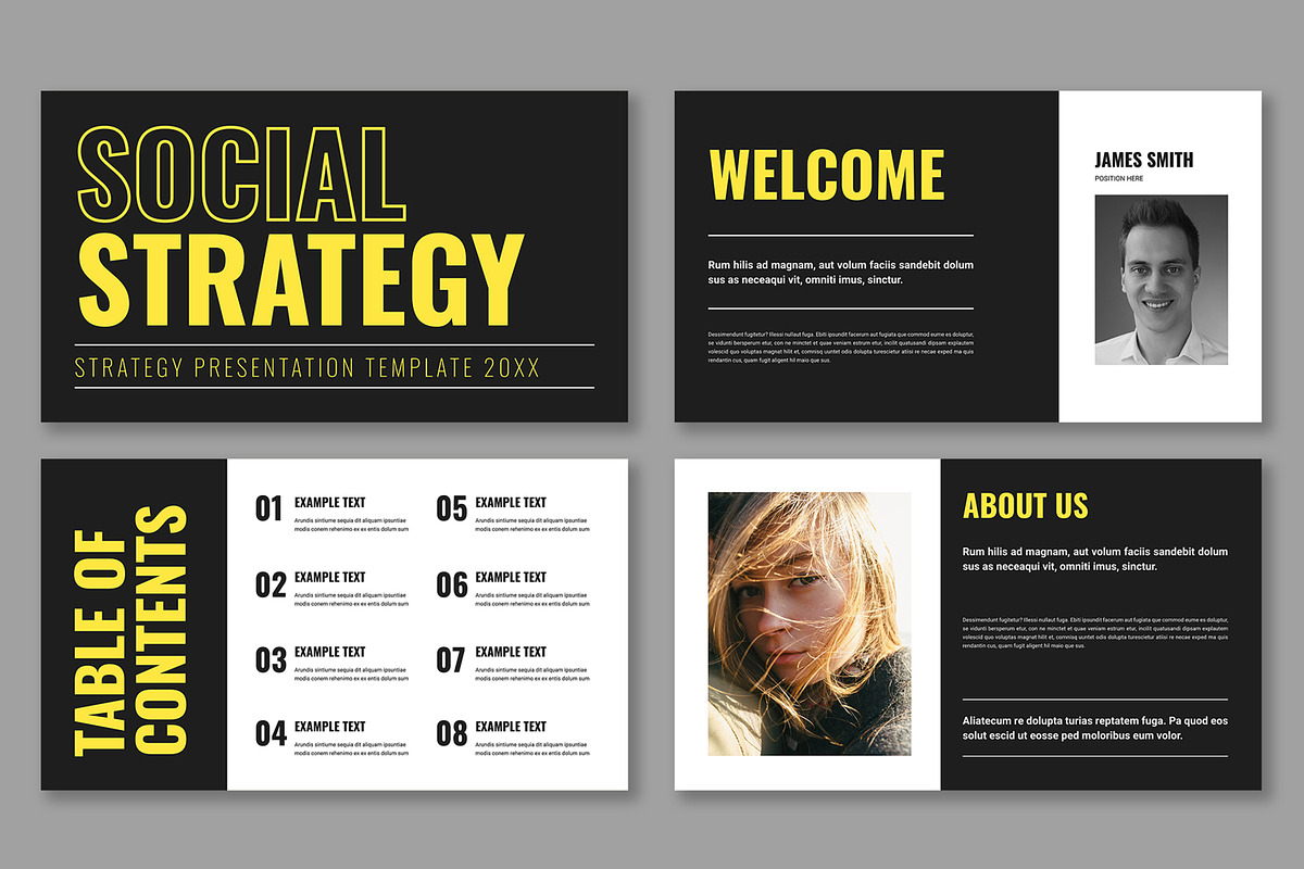 Social Media Strategy Presentation, a Presentation Template by ContestDesign (Photo 2 of 5)
