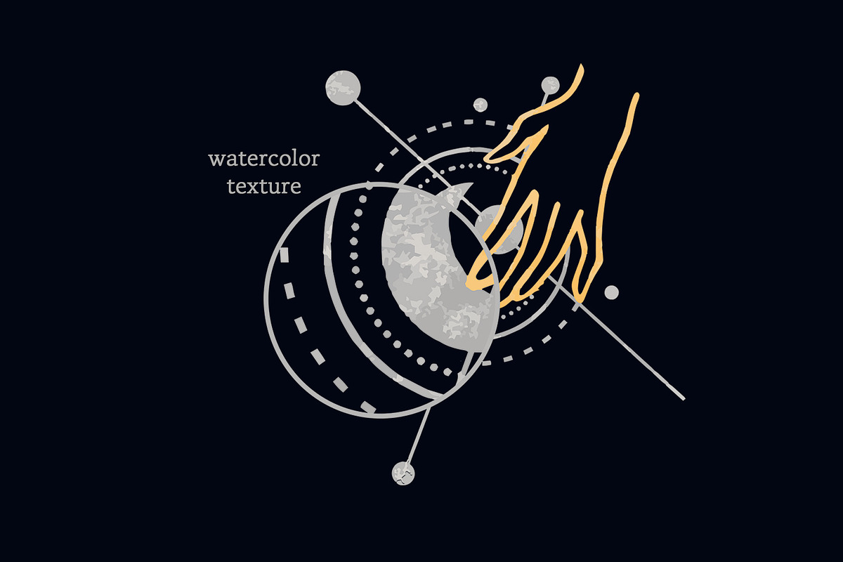 Stardust Celestial Illustration Set, a Texture Illustration by Dawnside Graphic (Photo 8 of 12)